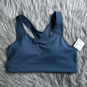 Avia Wireless Racerback Sports Bra Womens Size Small Blue Wirefree NEW